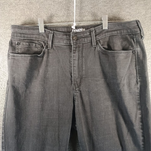 Levi's Denizen Jeans Women 33x32 16M High Rise Ankle Skinny Black Curvy Dark - Picture 2 of 11